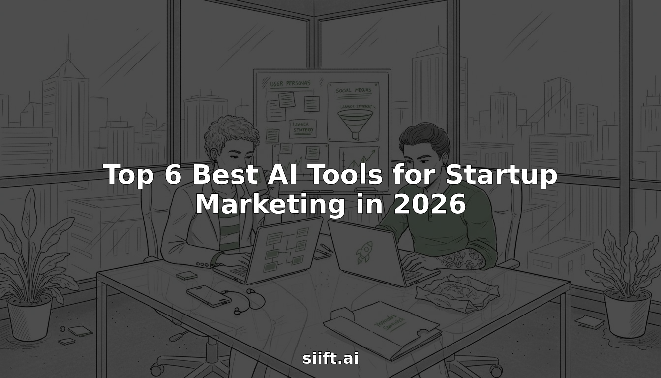 Top 6 Best AI Tools for Startup Marketing in 2026